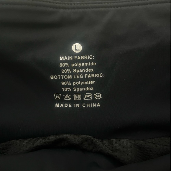 The Gym People High Waisted Black Running Shorts Quick Dry 3” Inseam Large - Picture 7 of 11